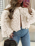 Fringe Button Up Cardigan Apricot 141ad563-32af-4eeb-9efd-d585acb17ff0-Max-Origin