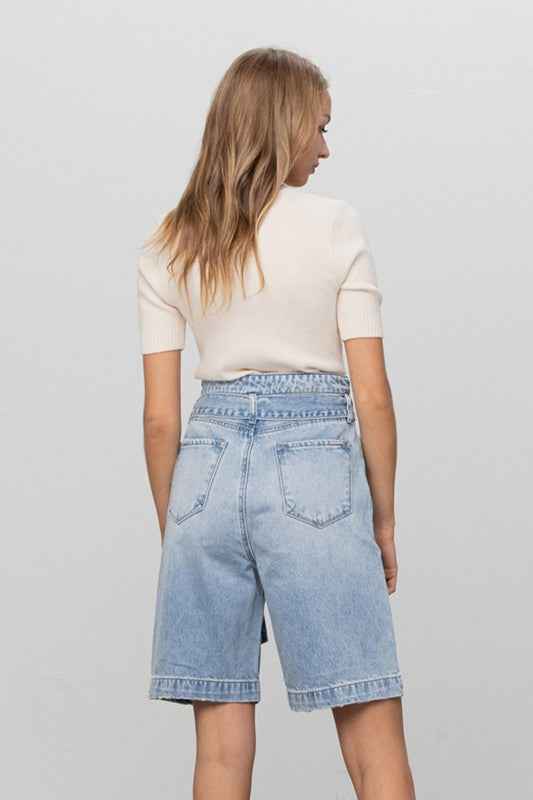 BELTED DENIM BERMUDAS 14259324_f482b865-870b-4884-939d-7a7750678afd
