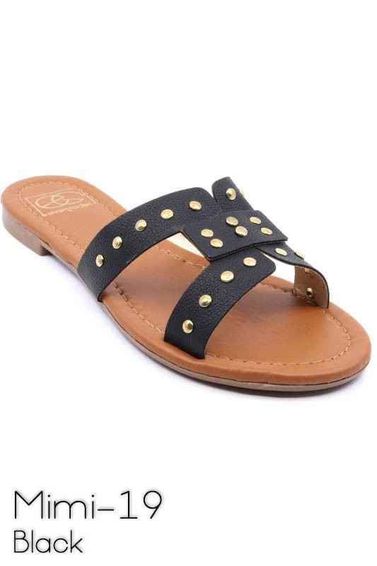 Slide sandal with rivet studs Black 6 14265475_c1455a2a-8c8f-42dd-9fdb-5b80cb5cc77a