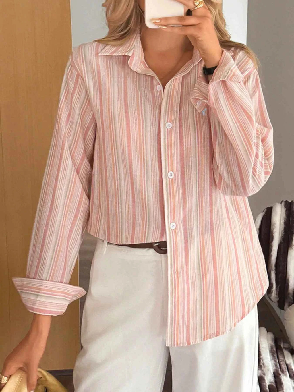 Striped Button Up Long Sleeve Shirt 14391eef-f485-4ea7-a28b-c7911d0412be-Max-Origin