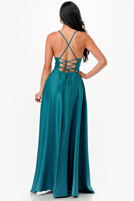 open side back spaghetti zig zag tie satin gown 14490112_79a3e667-9dad-4023-b834-40befcea991f