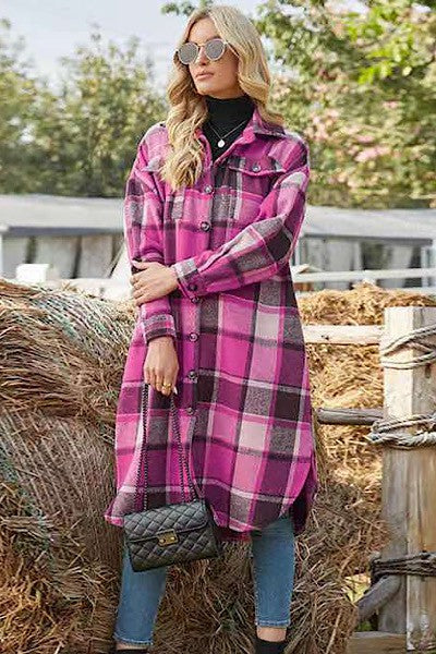 Long Plaid Jacket 14496431_c4fbfd8c-a5db-47a8-a2f9-15217ae6bcb6