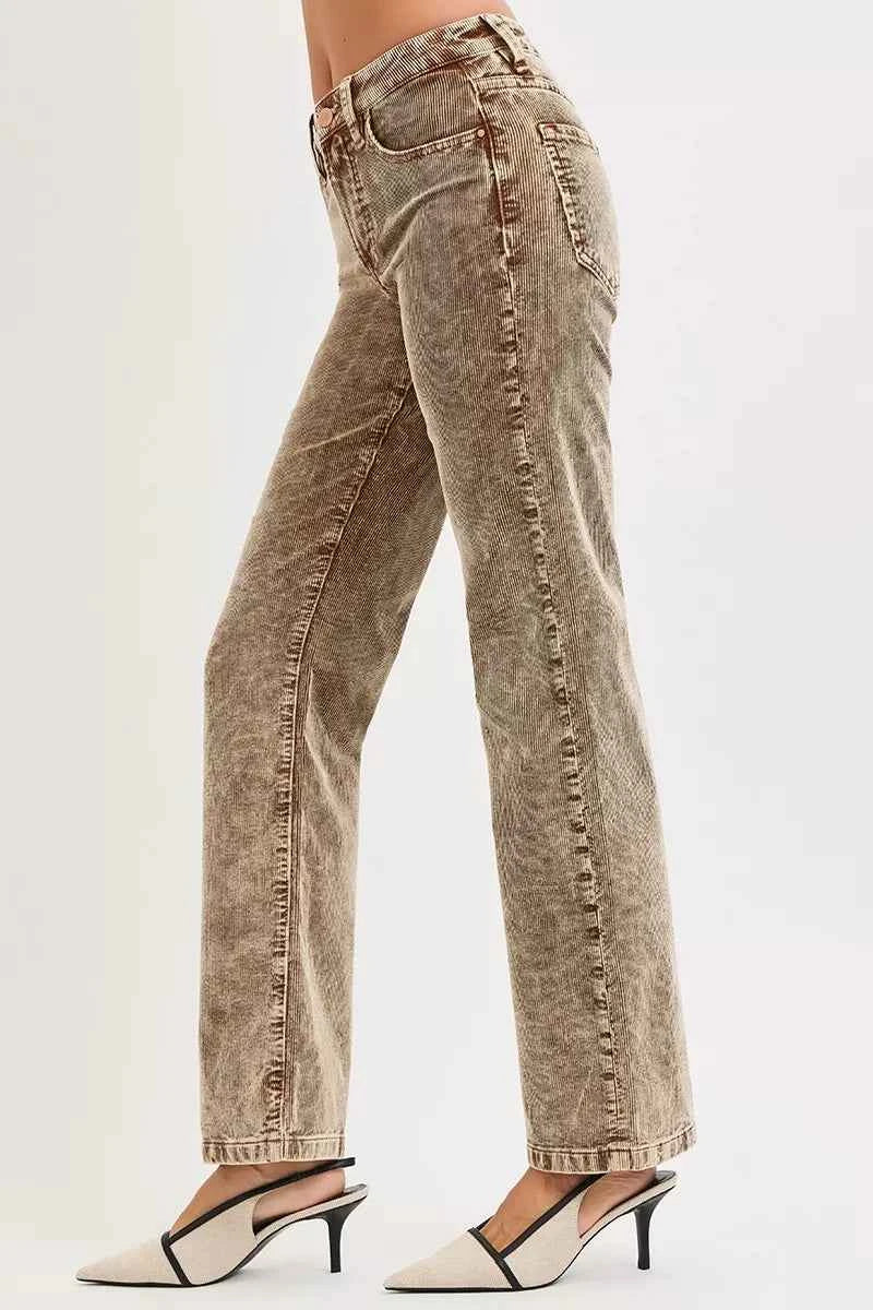 Tummy Control Mid Rise Straight Leg Corduroy Pants 145cbf2f-0edd-4557-933e-394cdf145f87-Max-Origin