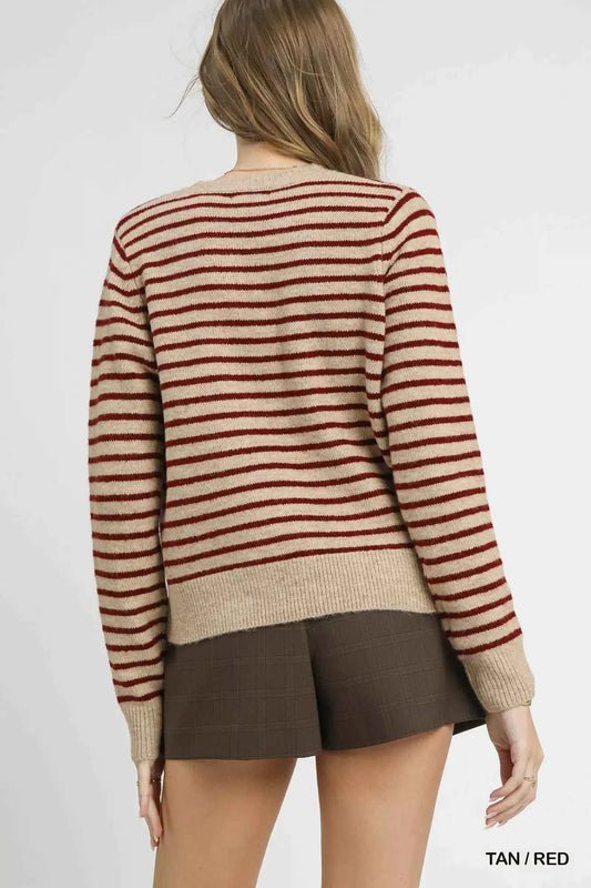 Striped Button-Up Knit Cardigan 146382f4-10de-41f2-940d-7379a7a20f72-Max-Origin