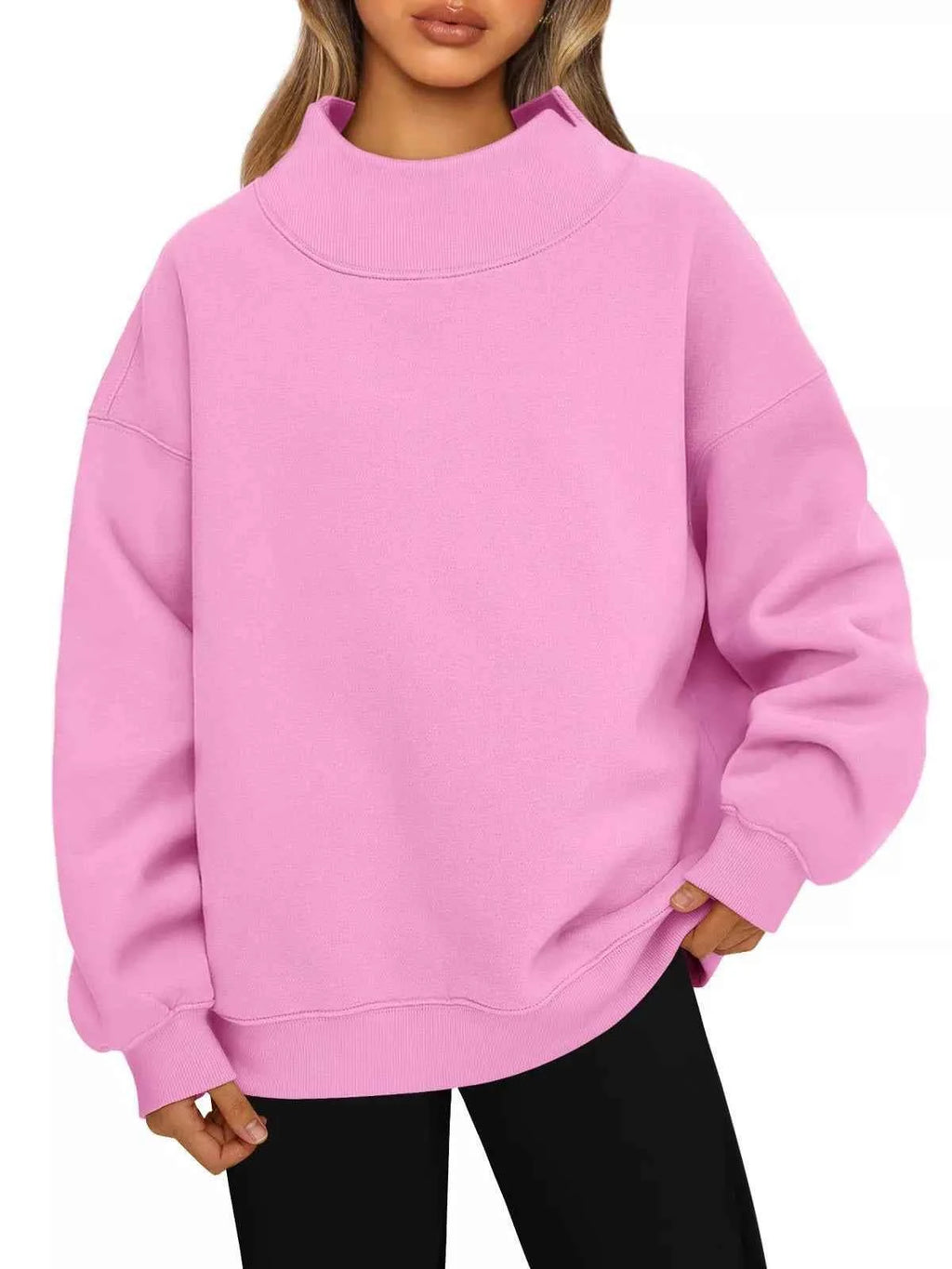 Mock Neck Dropped Shoulder Sweatshirt 14712b59-cd2d-4fc4-97c8-674d8ea64eb1-Max-Origin