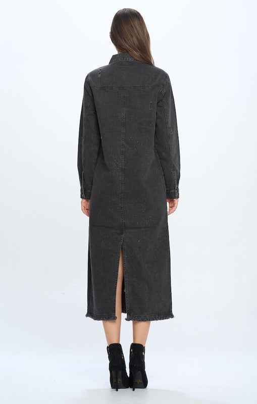 DENIM LONG JACKETS DISTRESSED WASHED 14972799_1600551d-76e3-4cc4-b168-1fd6892451ac