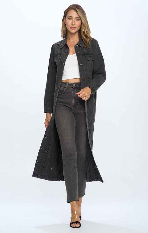 DENIM LONG JACKETS DISTRESSED WASHED BLACK 14972799_f6f6b26a-60b3-4a32-bc1b-1c3c3dc42a28