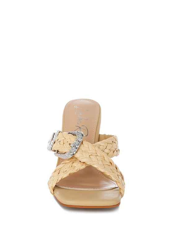 Nimaya Braided Criss-Cross Strap Sandals 14de6b1d-34db-492f-a783-b4262a80b8d1