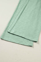 Canton Cuffed Short Sleeve Tee Raw Seam Patch Pocket Drawstring Pants Set 151a7da2bb0ec2cd