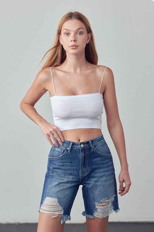 High Rise Ripped Bermuda Denim Shorts 15232481_d00ef047-e1d6-42fa-8aa0-179fd169b8a0