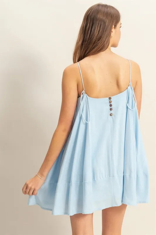 HYFVE A-Line Flowy Mini Cami Dress with Pockets 152ab3d1-8c8c-4bbb-80f4-04dcded49fec-Max