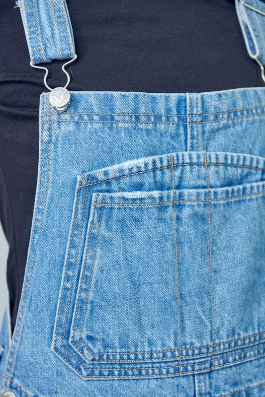 Pocket Patched Ripped Denim Overalls 15374240_53aa3e20-8d22-4dbb-9d4e-8f8d5423df8c