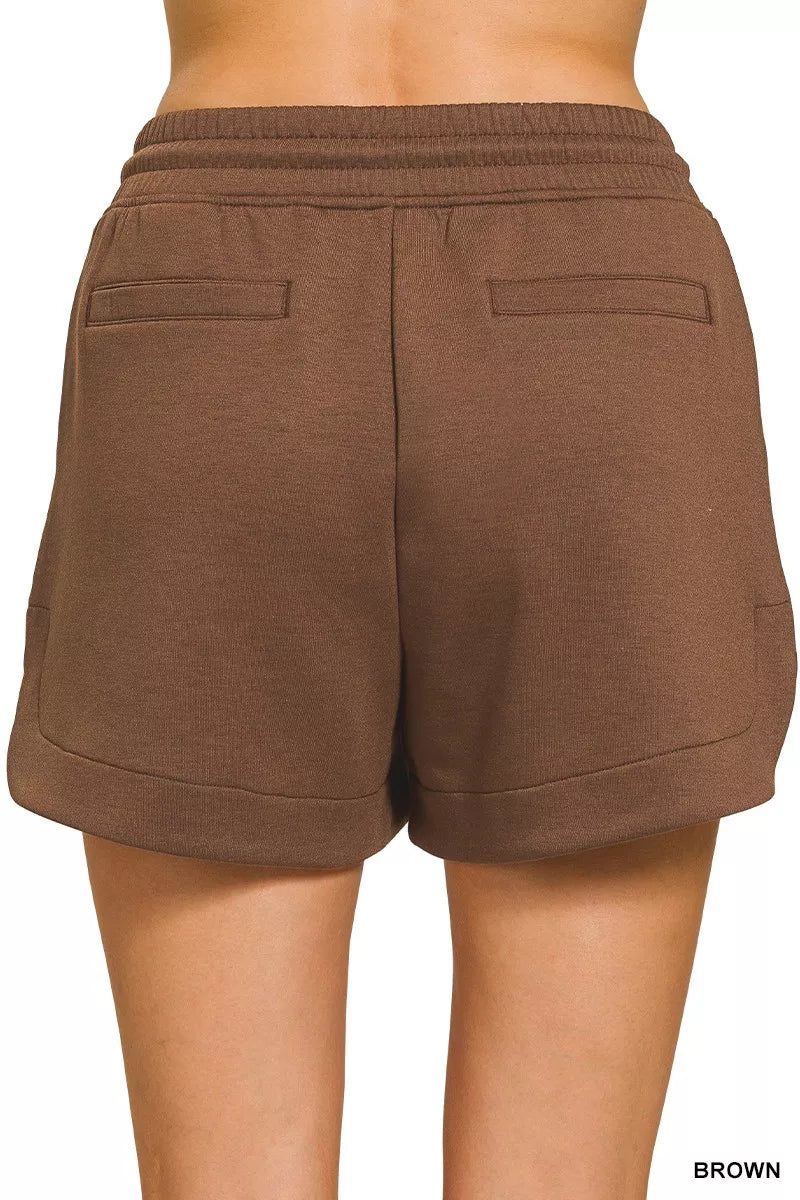 Zenana Scuba Elastic Waistband Shorts With Pocket 153f15a612894a0b9734ec8e9d62d649-Max-Origin