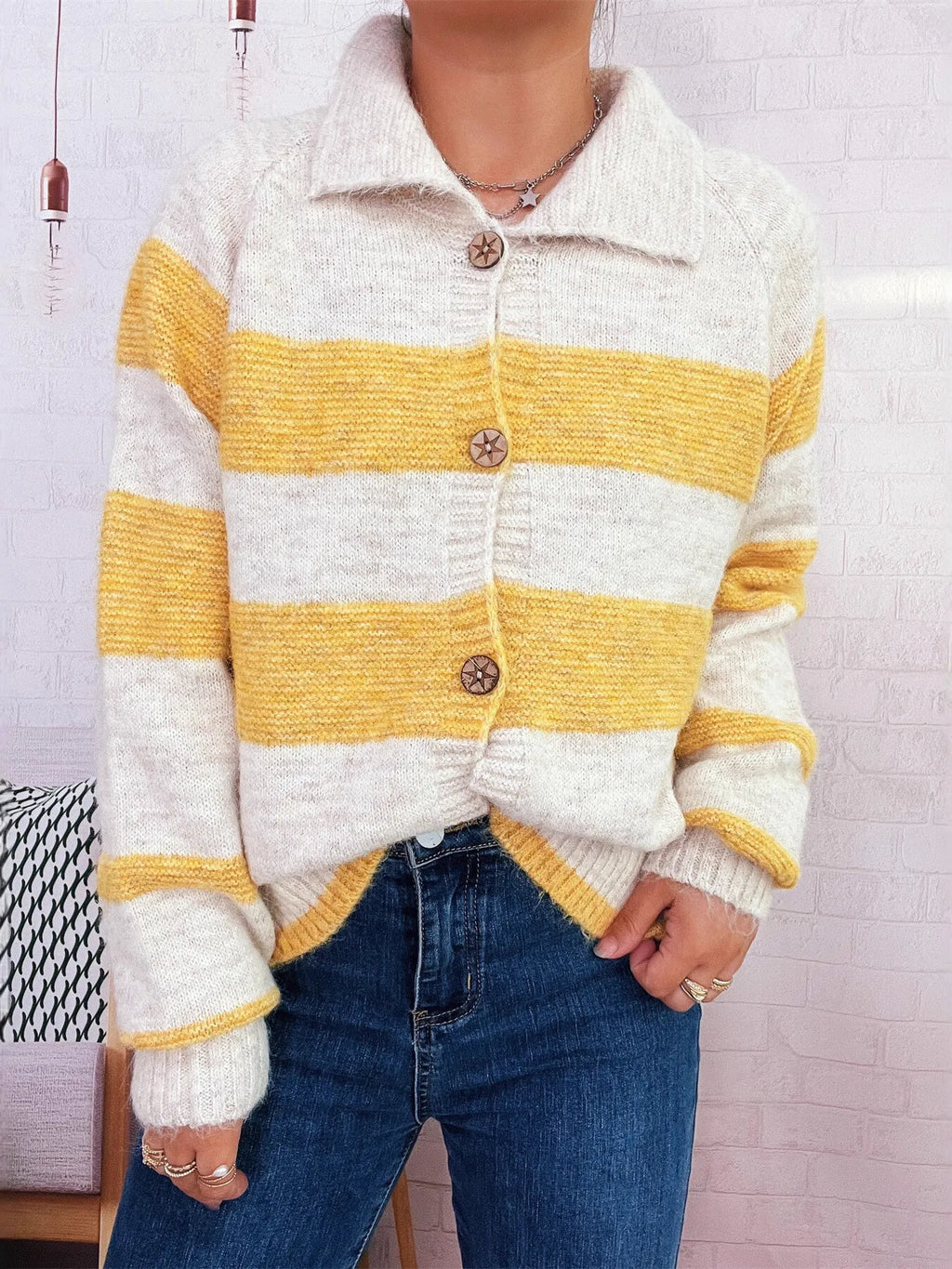 Striped Button-Up Cozy Cardigan 154f34fd003c4cfa8488b7a75d6f39d8-Max-Origin