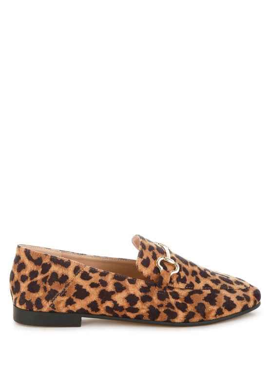 Noltas Horsebit Embellished Flat Loafers 155a9527-a23d-4cf4-aa1f-5bc0ce22c9d5