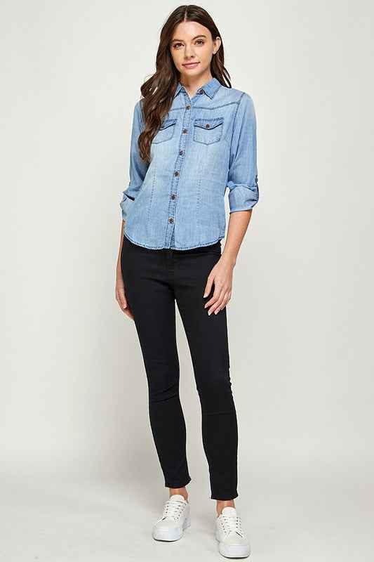 TENCEL TOP DENIM BLOUSE 15627818_74ca62dd-125d-48ba-ba69-30a539cd6c58