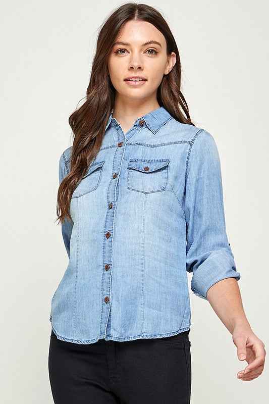 TENCEL TOP DENIM BLOUSE 15627818_d6cbfa7c-0b9e-4ea5-84f3-64e455bbfda5