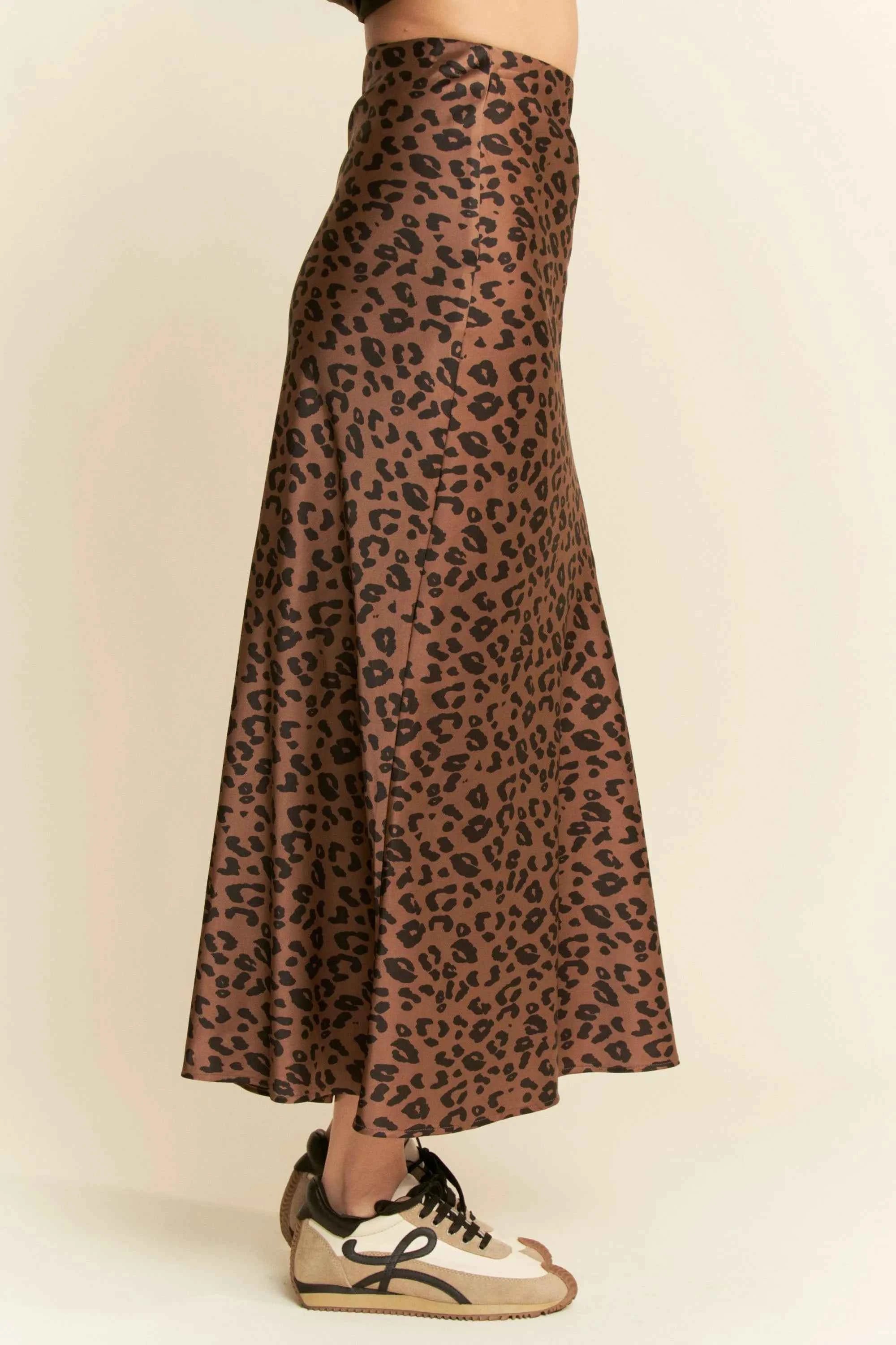 Davi & Dani Leopard Animal Print Long Length Skirt 1571469aaccc414cba9d61f81f7217a0-Max-Origin
