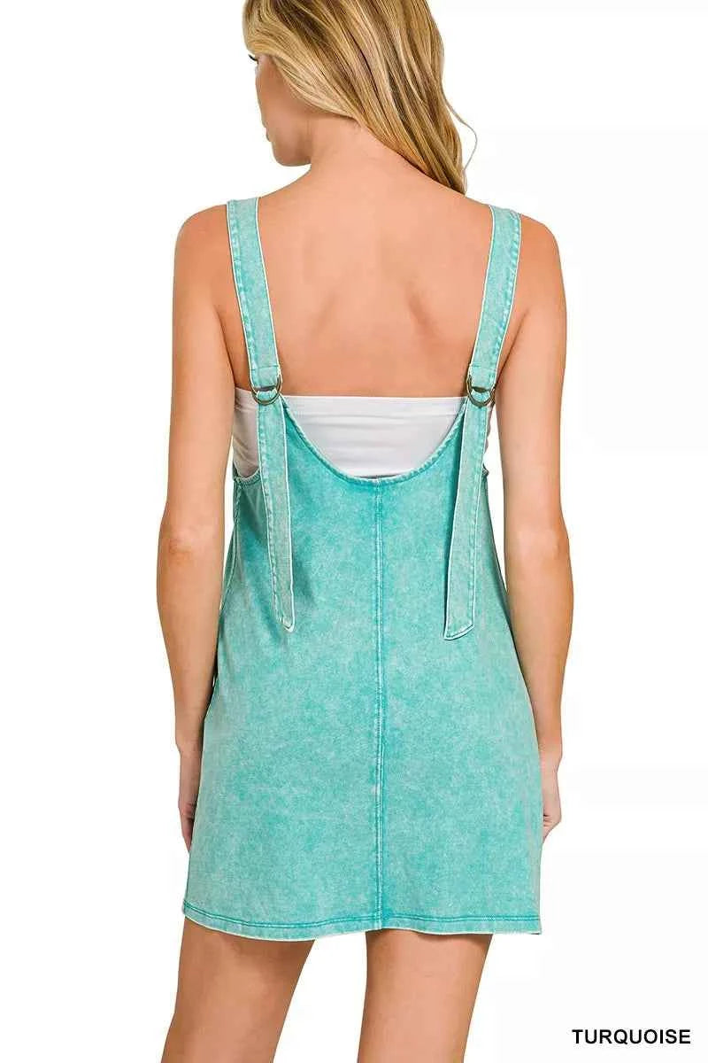 Zenana Acid Washed Overall Knit Mini Dress 157806a29f8c48448c786fa2f85e6dc8-Max-Origin
