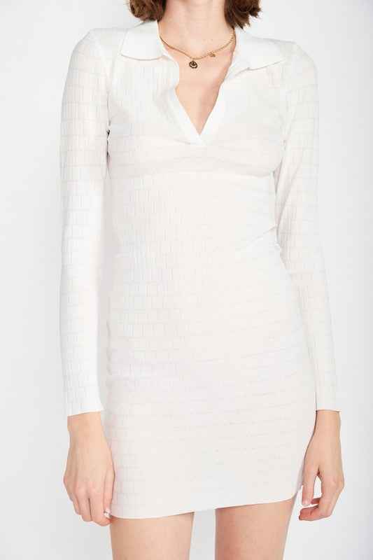 BODYCON COLLARED MIN DRESS 15833428_80c01a08-b654-4b22-aeca-b53679e48c82