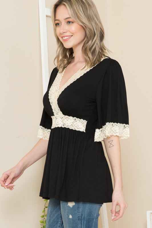 Front Wrap Lace Detailed Top 15844079_114f765b-1f89-4a42-a039-71dc4eb27095