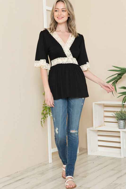 Front Wrap Lace Detailed Top 15844079_bd41a906-7887-4abe-b5ca-b4ff9e7f14b6