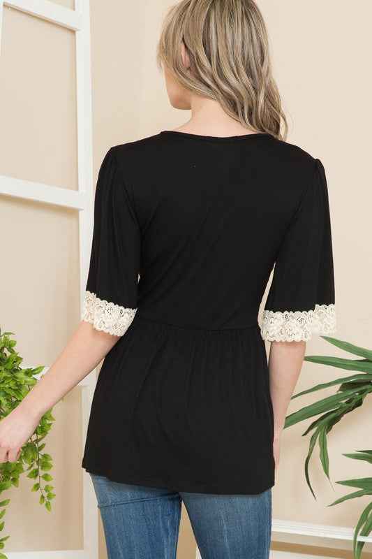 Front Wrap Lace Detailed Top 15844079_cf2a3627-4cbe-44d5-b1a5-1b675fe37304