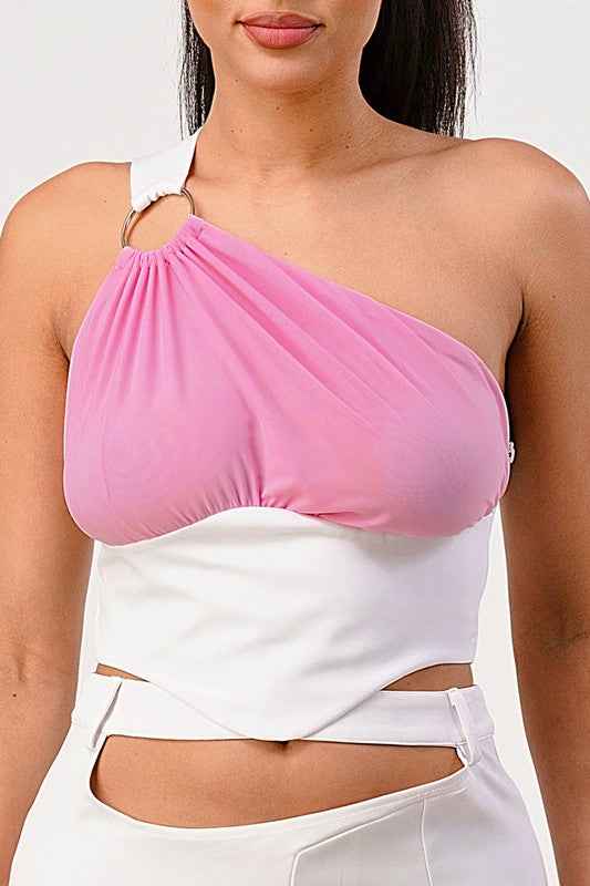 Sophisticate's Pink Accent Halterneck Ensemble 15935129_80651aba-3c34-4217-b2c1-4d75438fa3a6