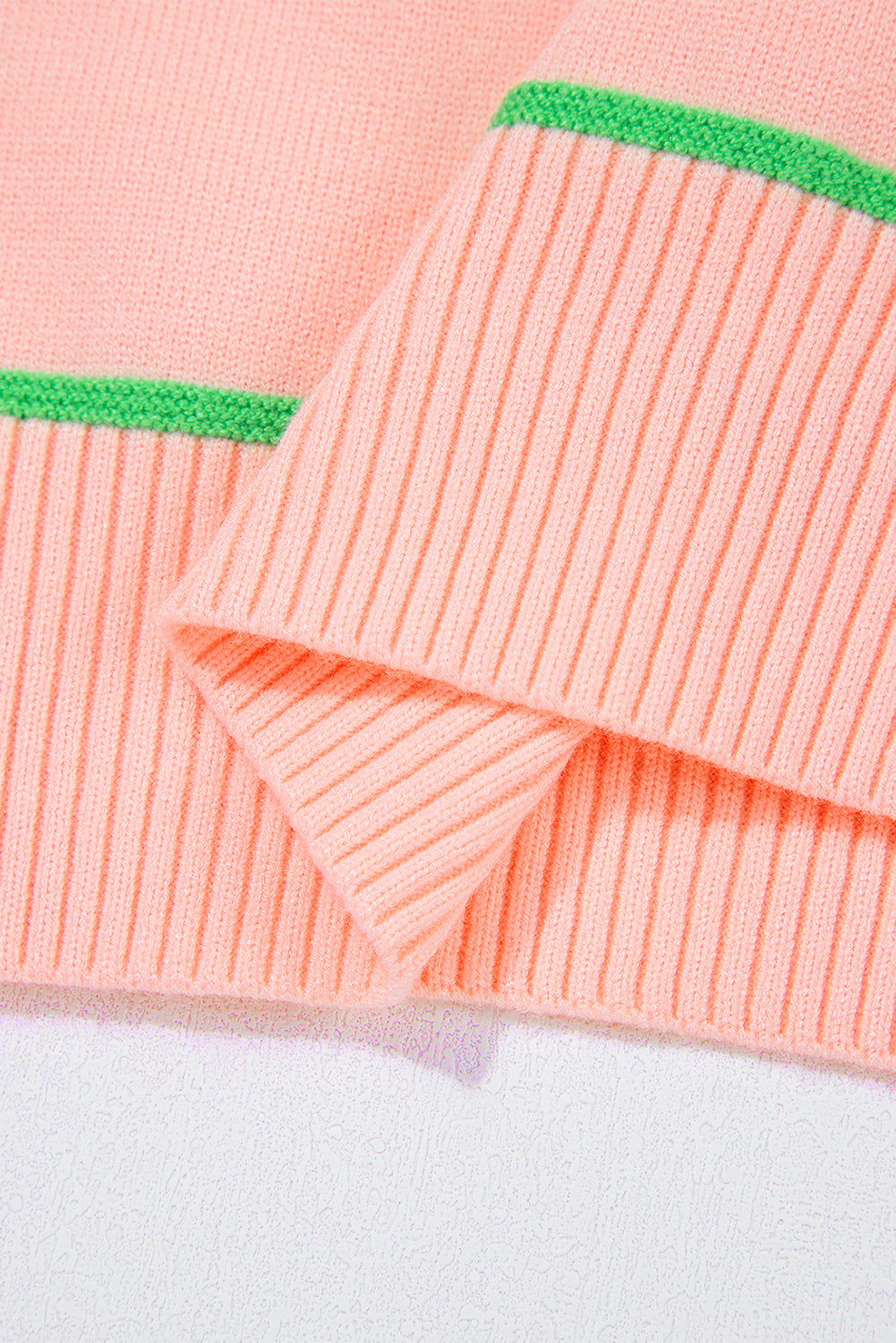 Orchid Petal Striped Half Sleeve Drop Shoulder Sweater 159e8be4a787d486
