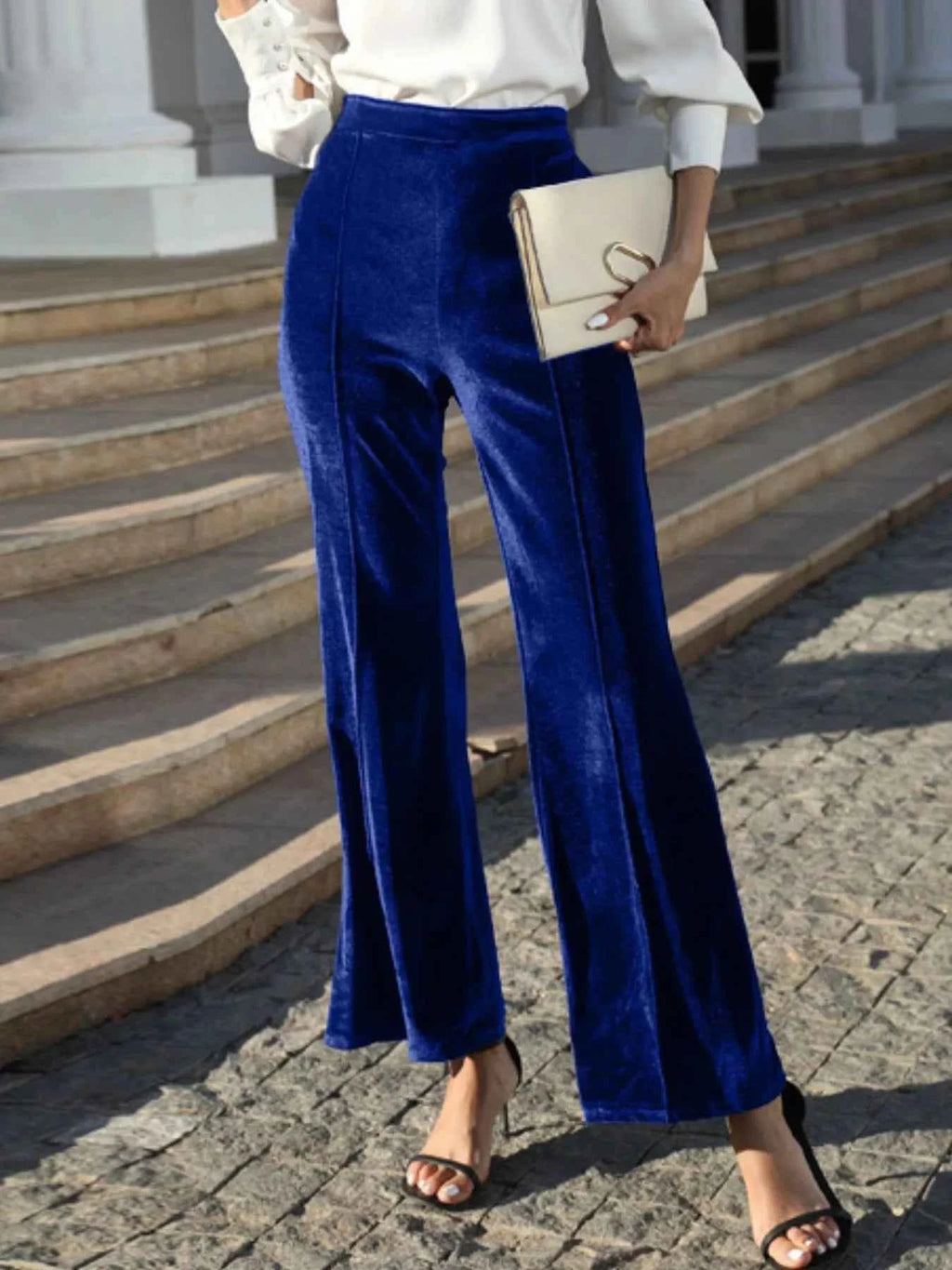High-Waisted Wide Leg Velvet Pants 15df7fc6-35f6-474e-828c-ea88ec2f6e85-Max-Origin