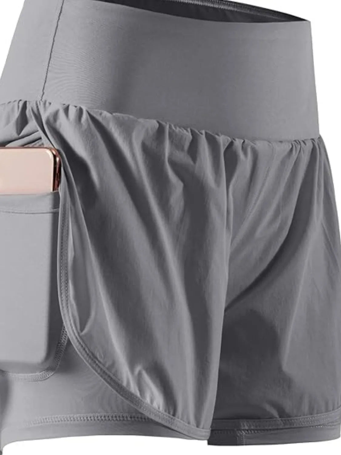 Pocketed High Waist Active Shorts 161135b9-dfd1-4338-8640-b44b152a075a-Max-Origin