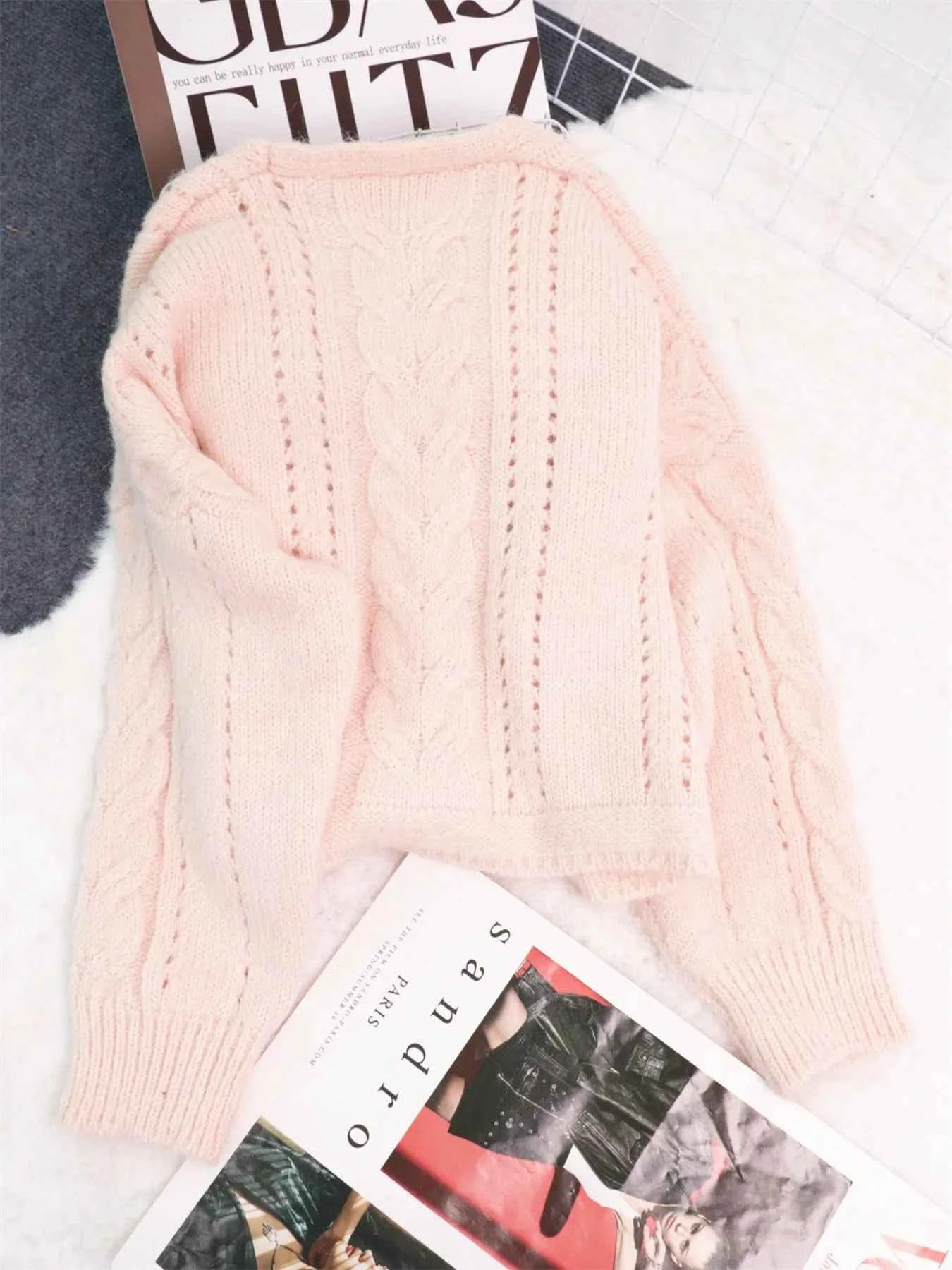 Cable Knit Button-Up Cardigan