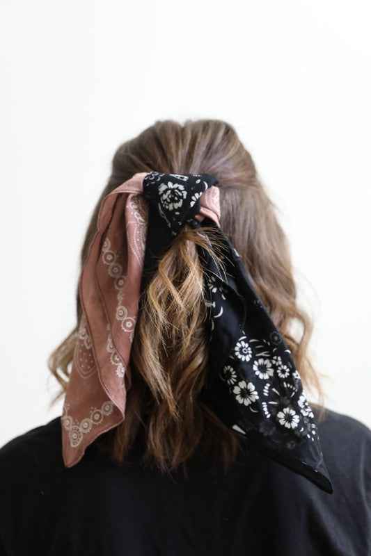 Two Tone Western Floral Bandana 16200068_86c58bc5-1416-4316-a148-c41ee526e653