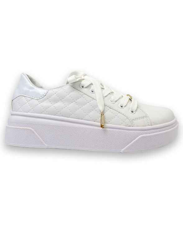 Quilted Platform Sneaker White 16498127_1aea6104-992e-4e7d-bf5d-32079dfce994