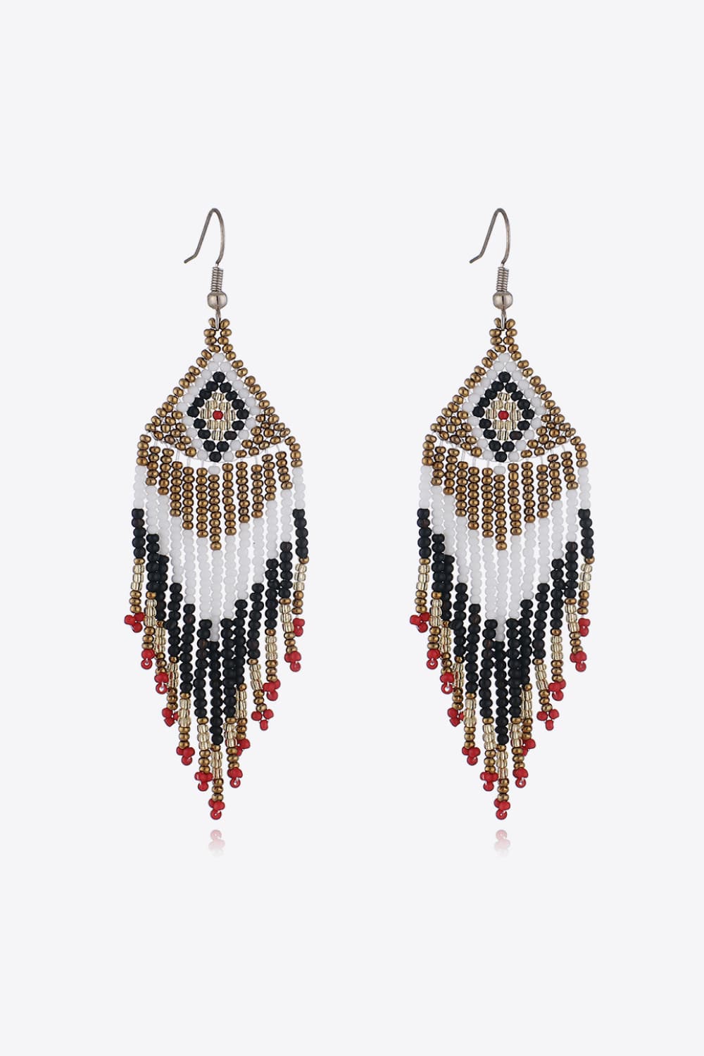 Beaded Dangle Earrings Style C One Size 1677b6e740354e0db84fb7776269851a-Max