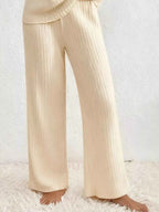 Ribbed Knit V-Neck Top and Pants Set 16af7741-4226-4769-a252-821b5620921c-Max-Origin