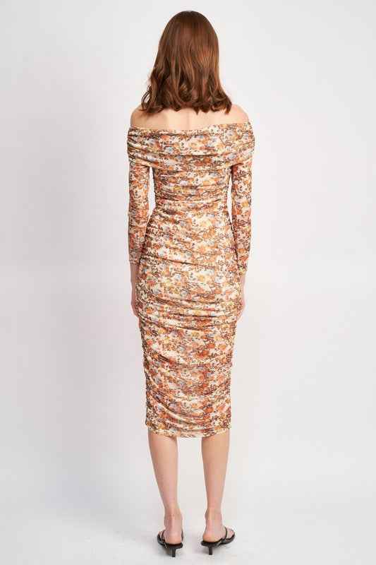 OFF SHOULDER PRINTED FLORAL DRESS 17031436_e47bae0e-6d8c-4c13-8d5d-fb6e6baf0d45