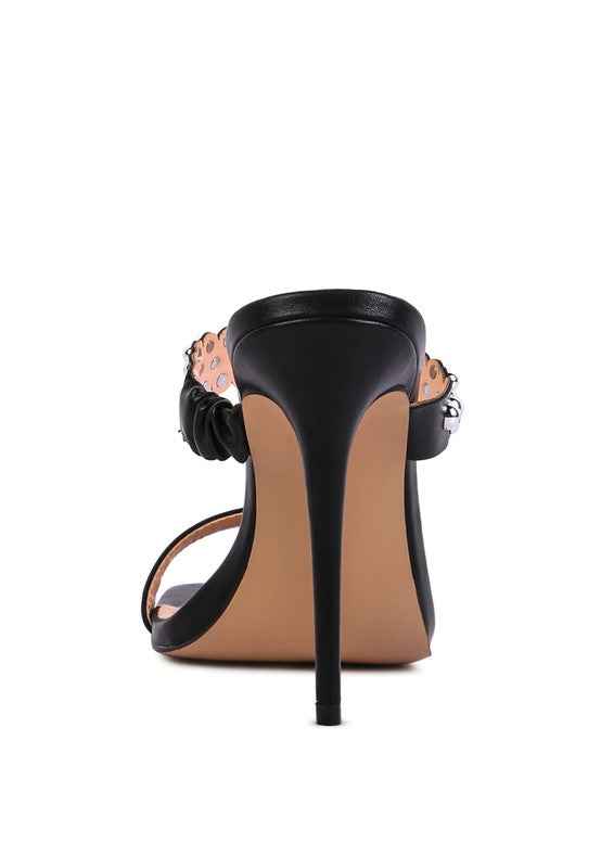 Bandy Stieletto Heel Metal Stud Sandals 17128253_62eb9fb8-e204-4fde-8bf0-8c6f3ae48b5e