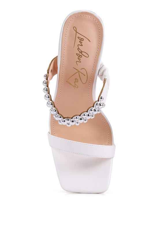 Bandy Stieletto Heel Metal Stud Sandals 17128253_70154e2a-12f1-40cb-b8fe-f9a8c9047dfa
