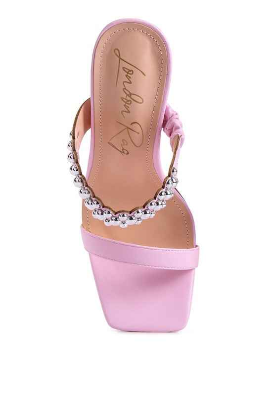 Bandy Stieletto Heel Metal Stud Sandals 17128253_9c7e40d3-5984-4b3a-adfe-f689388d90fa