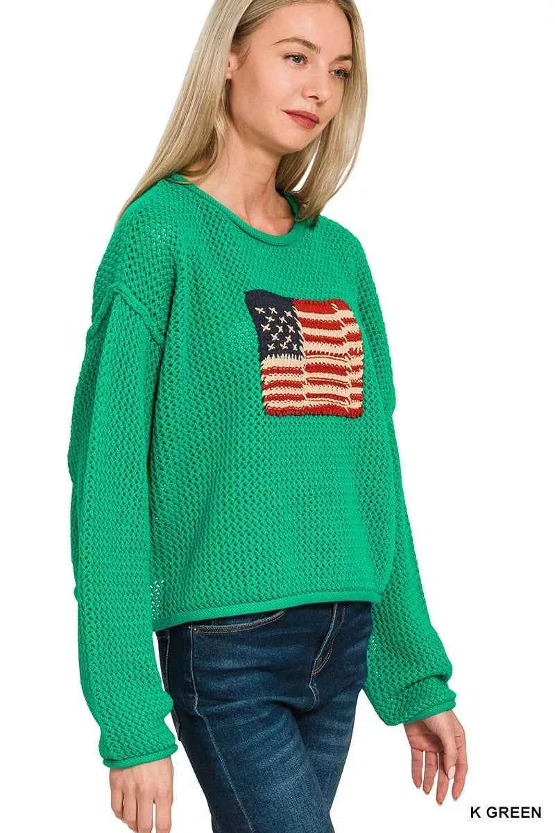 Zenana American Flag Crew Neck Sweater 1714649513b049498451bf28dfc6db78-Max-Origin