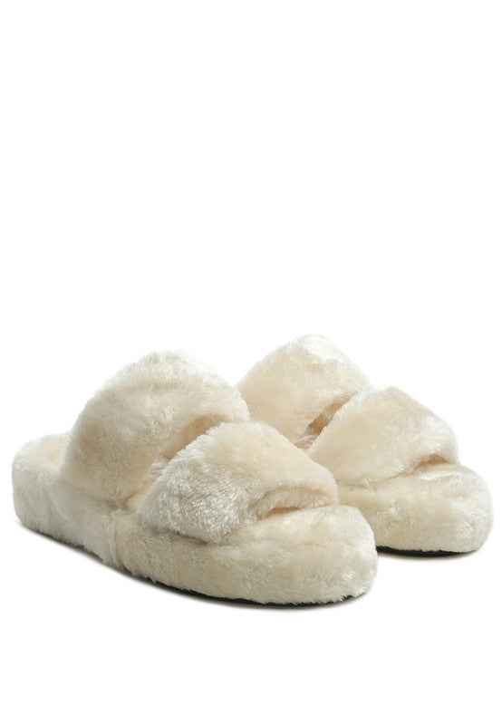 SMOOTHIE FUR SLIP-ON FLATS BEIGE 17183286_6959a4e4-db16-4ff3-802c-1bf524c17f1f