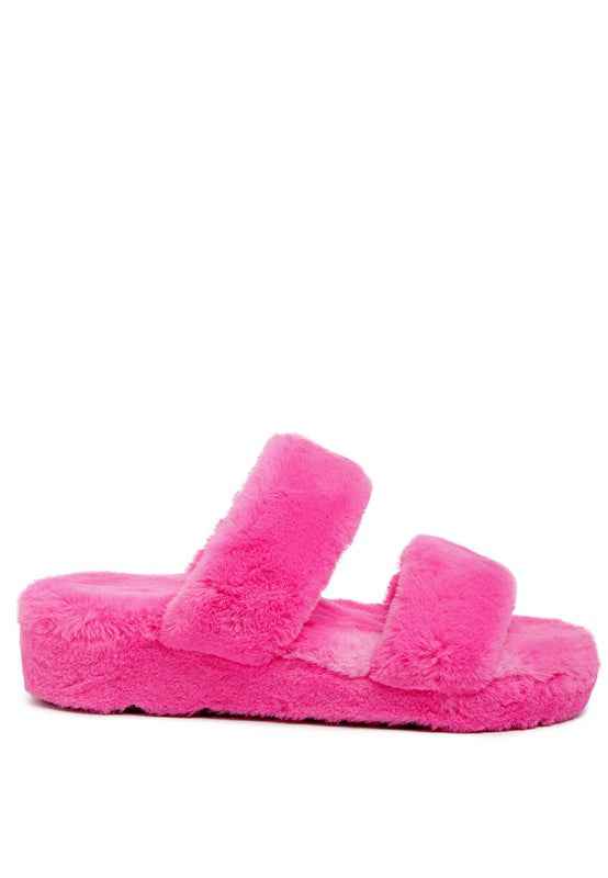 SMOOTHIE FUR SLIP-ON FLATS Pink 17183286_a09aa662-1ee7-4071-8b12-f883a19e9f25