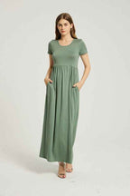 Women's Summer Casual Maxi Dress With Pocket 17195056_2a19ce82-9267-4ac9-9670-dbf0a5eed594