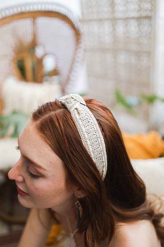 Embroidered Stitch Boho Knotted Headband Gray Default 17283831_646bba86-7017-4769-995d-df393ea7c20e