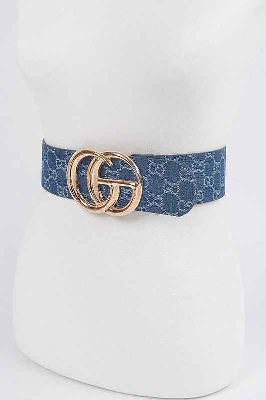 CG Logo Woven Denim Belt 17358323_80f1fec9-bac8-4e99-9cfc-ff4da01f698b
