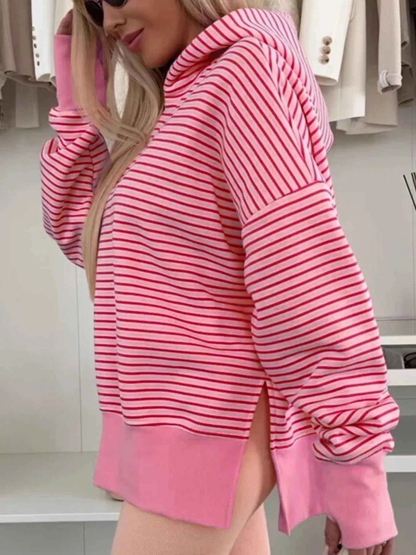 Striped Oversized Hoodie with Kangaroo Pocket 17373e5a-05f9-4bf4-a403-c7e5ec336418-Max-Origin