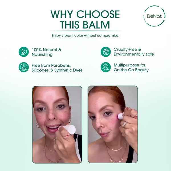 Lip & Cheek Bloom. 2 in 1 Natural Lipstick for Vib 173d9907-7a33-4bc9-9cc7-90b23d2542a5