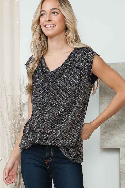 Cowl Neck Lurex Top Glittered Diamond Print 17718956_6f456b50-446e-4fc5-b097-ca5c5fb5090c
