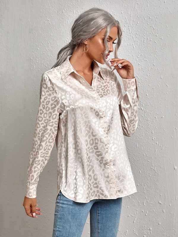 Satin leopard print button down shirt 17941274_e33e3186-4c69-4f08-8f9e-c69725785353
